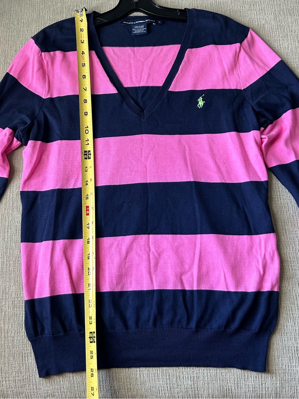 RALPH LAUREN POLO (NWOT) V-Neck Top - Unisex - Picture 6 of 7